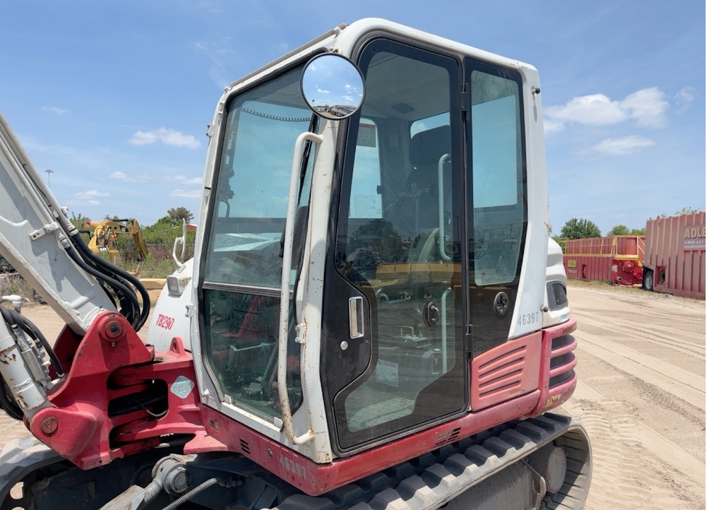 2017 TAKEUCHI TB290 HYDRAULIC MINI EXCAVATOR BACKHOE AC CAB AUX - Inventory #74289 - Image 12