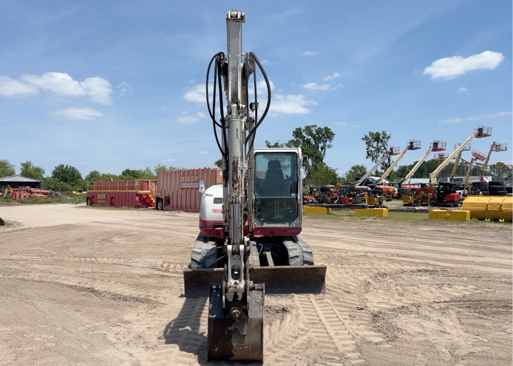 2017 TAKEUCHI TB290 HYDRAULIC MINI EXCAVATOR BACKHOE AC CAB AUX - Inventory #74289 - Image 13