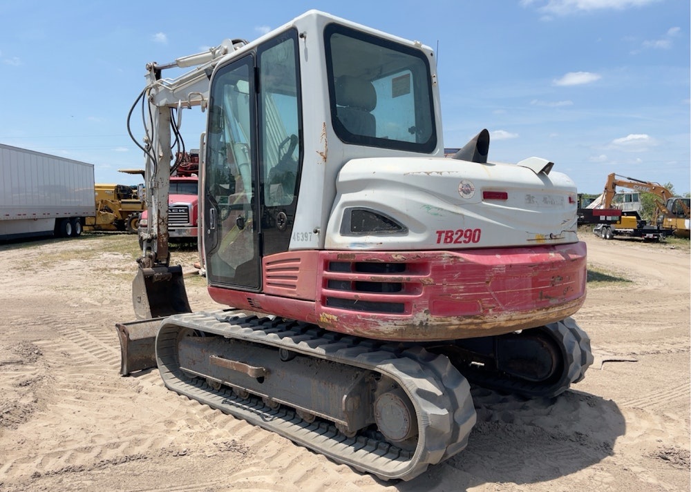 2017 TAKEUCHI TB290 HYDRAULIC MINI EXCAVATOR BACKHOE AC CAB AUX - Inventory #74289 - Image 14