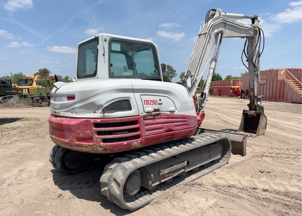 2017 TAKEUCHI TB290 HYDRAULIC MINI EXCAVATOR BACKHOE AC CAB AUX - Inventory #74289 - Image 4