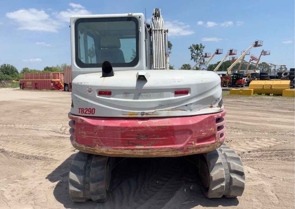 2017 TAKEUCHI TB290 HYDRAULIC MINI EXCAVATOR BACKHOE AC CAB AUX - Inventory #74289 - Image 5