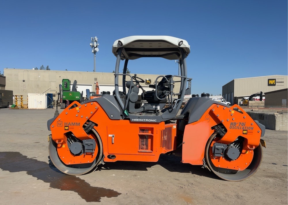 2018 HAMM HD+70I VO TANDEM SMOOTH DOUBLE DRUM ROLLER VIBRATORY COMPACTOR - Inventory #20986 - Image 13
