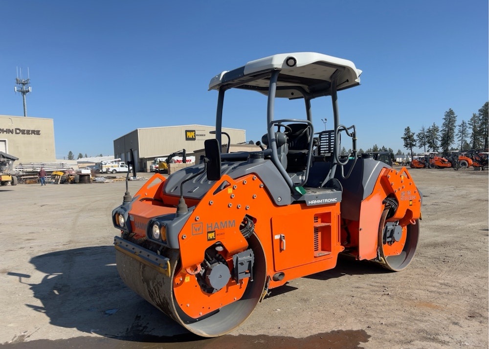 2018 HAMM HD+70I VO TANDEM SMOOTH DOUBLE DRUM ROLLER VIBRATORY COMPACTOR - Inventory #20986 - Image 4
