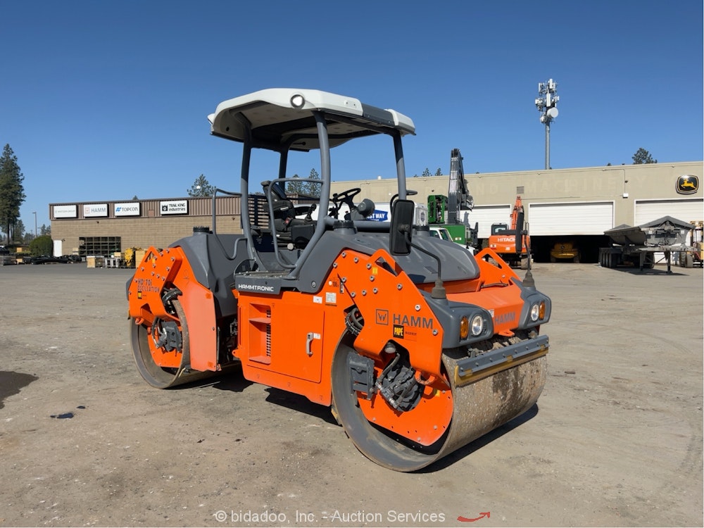 2018 HAMM HD+70I VO TANDEM SMOOTH DOUBLE DRUM ROLLER VIBRATORY COMPACTOR - Inventory #20986 - Image 10