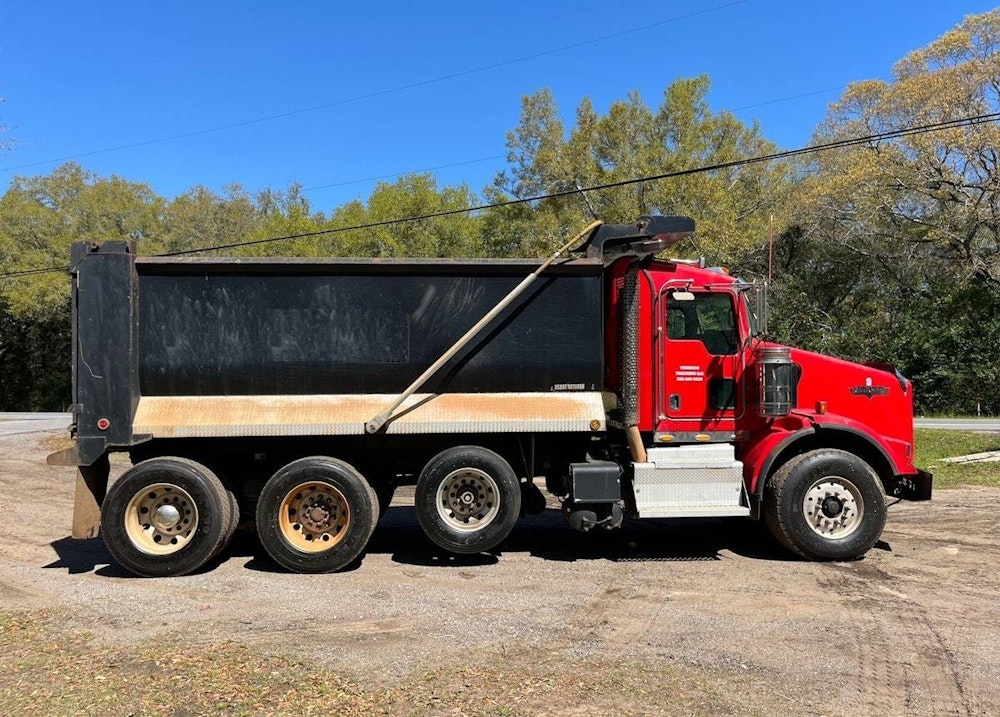 2014 KENWORTH T800 22 YD TRIA DUMP TRUCK CUMMINS ISX15 8LL - Inventory #37428 - Image 3
