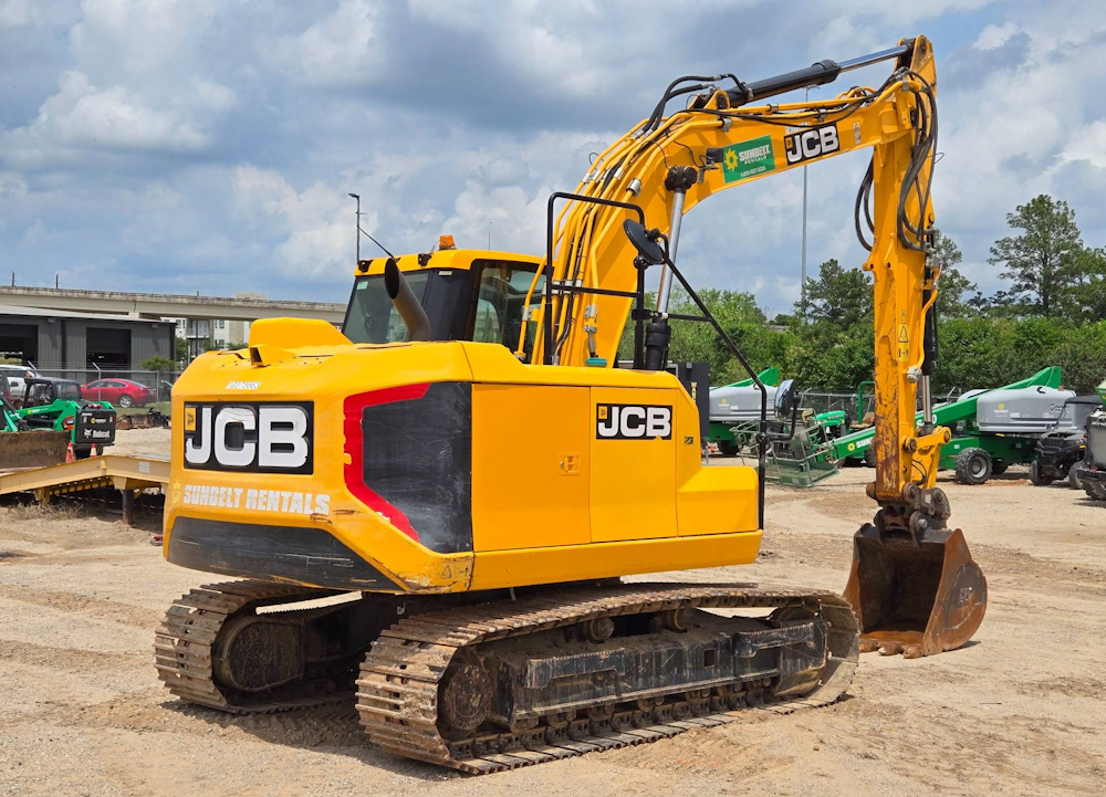2021 JCB 150X LC HYDRAULIC EXCAVATOR CAB TRACKHOE AC CAB DIESEL AUX - Inventory #93075 - Image 4