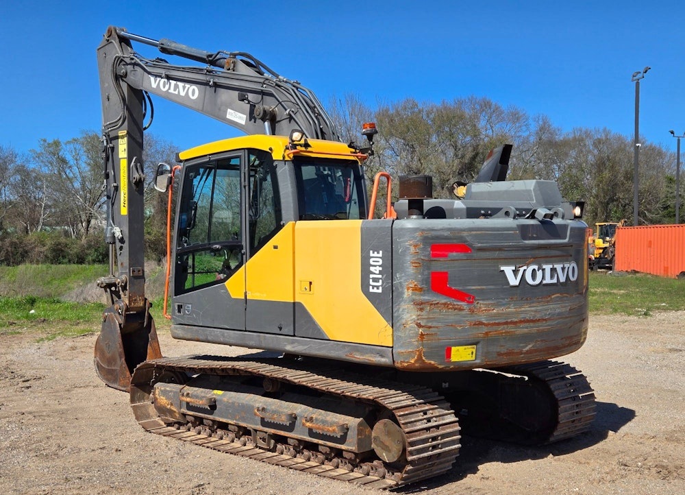 2019 VOLVO EC140E HYDRAULIC EXCAVATOR CAB TRACKHOE AC CAB DIESEL AUX - Inventory #78904 - Image 3