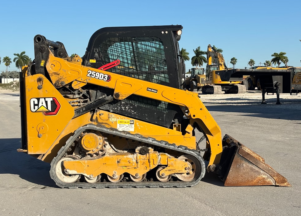 2020 CATERPILLAR 259D3 SKID STEER TRACK LOADER CRAWLER AC CAB HYD QC - Inventory #10800 - Image 2