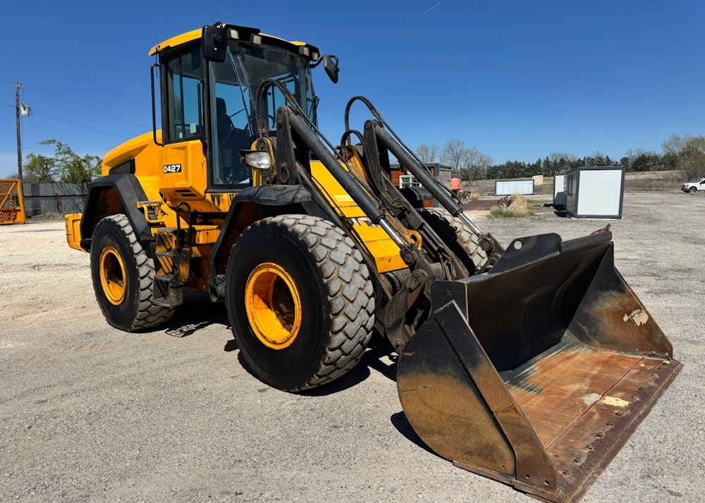 2017 JCB 427HT WHEEL LOADER TRACTOR HYD QC CAB HEAT AC BUCKET - Inventory #80931 - Image 2