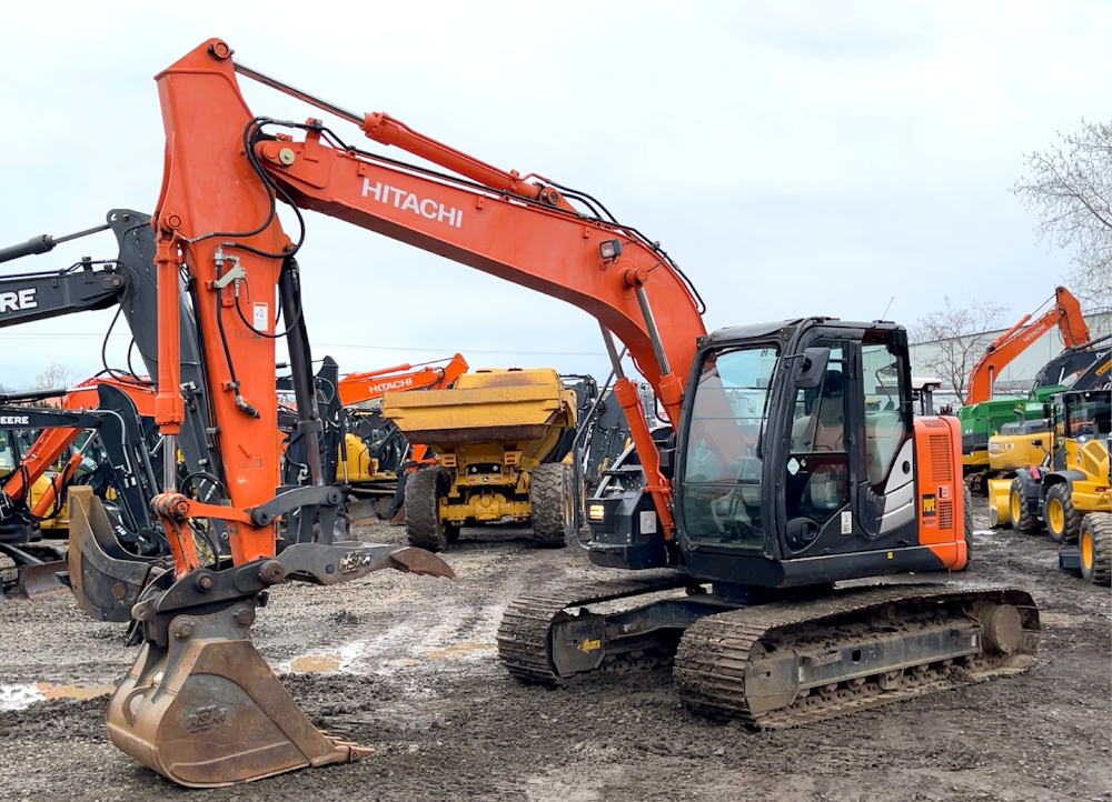2016 HITACHI ZX135US-5N EXCAVATOR TRACKHOE CAB AUX HYD THUMB QC - Inventory #47628