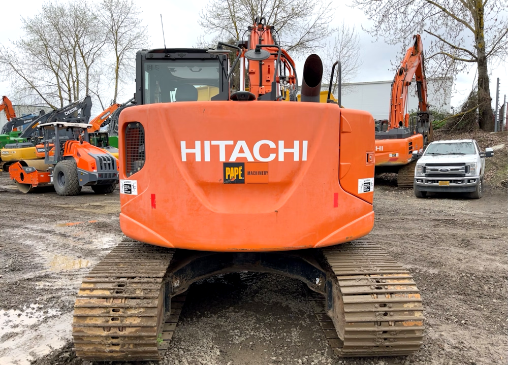 2016 HITACHI ZX135US-5N EXCAVATOR TRACKHOE CAB AUX HYD THUMB QC - Inventory #47628 - Image 6