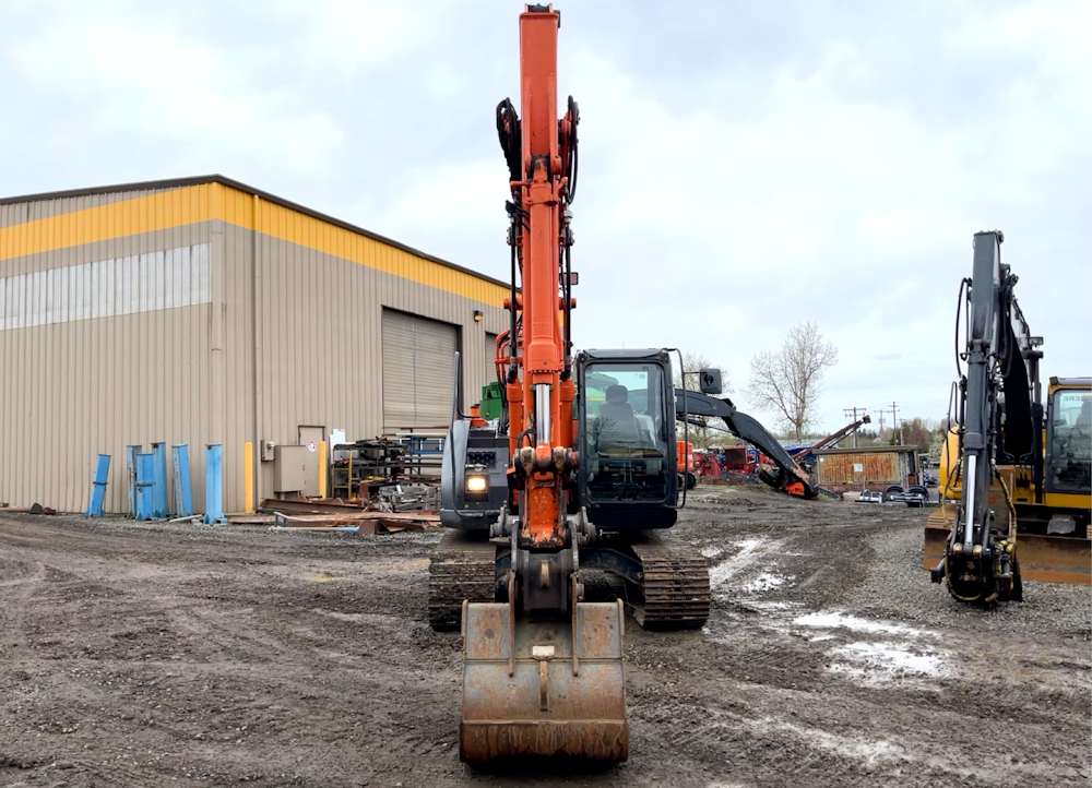 2016 HITACHI ZX135US-5N EXCAVATOR TRACKHOE CAB AUX HYD THUMB QC - Inventory #47628 - Image 9