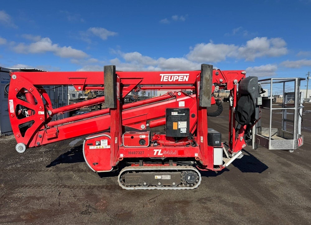2016 TEUPEN TL54AJ CRAWLER ATRIUM ARTICULATING BOOM LIFT MAN AERIAL - Inventory #64125