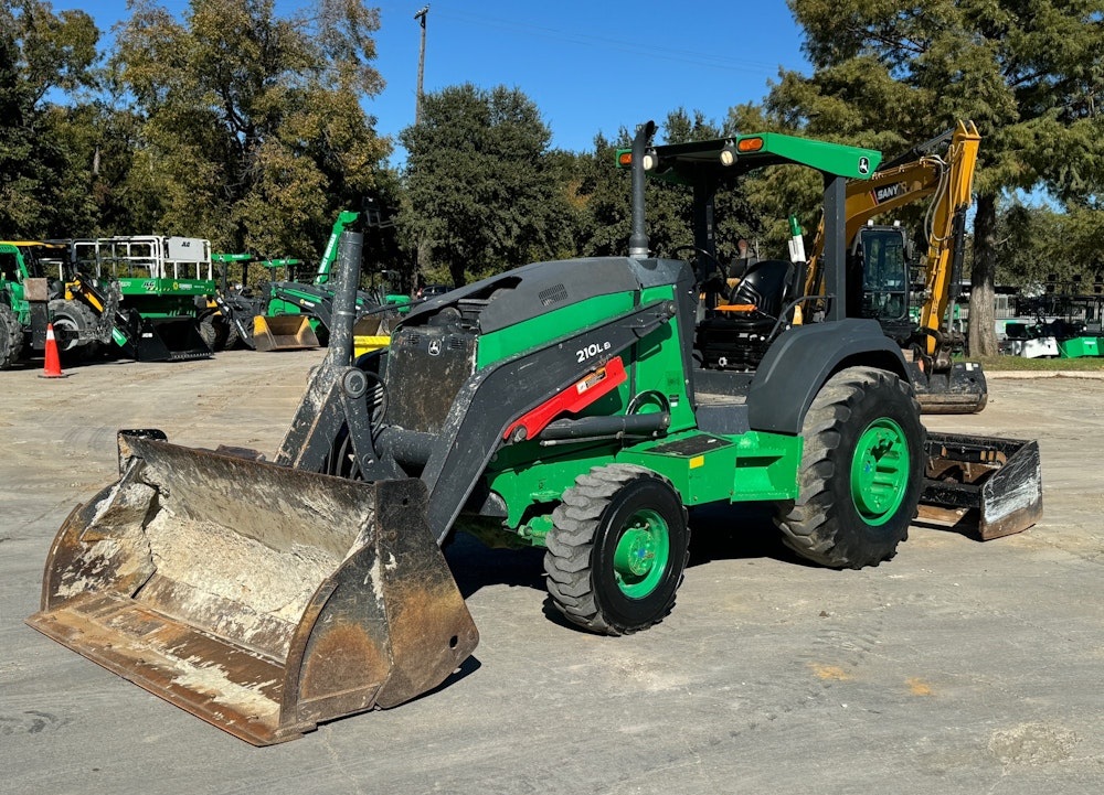 2019 JOHN DEERE 210LEP 4WD SKIP LOADER BOX SCRAPER TRACTOR 4 IN 1 BUCKET - Inventory #84301
