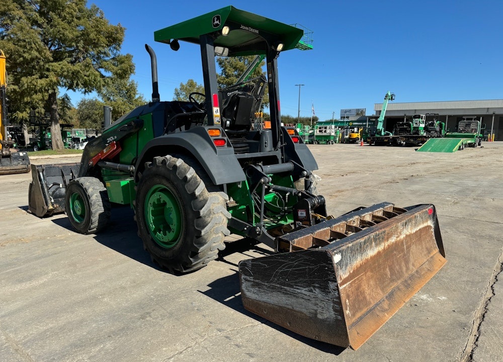 2019 JOHN DEERE 210LEP 4WD SKIP LOADER BOX SCRAPER TRACTOR 4 IN 1 BUCKET - Inventory #84301 - Image 3