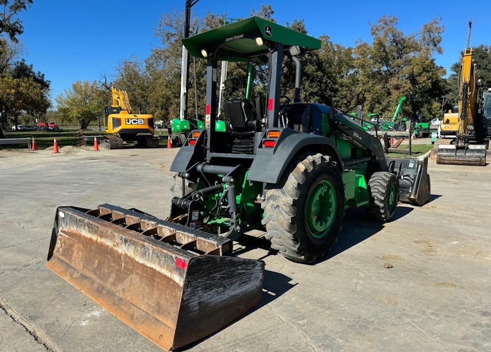 2019 JOHN DEERE 210LEP 4WD SKIP LOADER BOX SCRAPER TRACTOR 4 IN 1 BUCKET - Inventory #84301 - Image 4