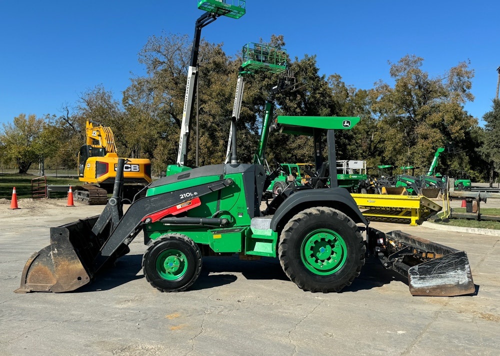 2019 JOHN DEERE 210LEP 4WD SKIP LOADER BOX SCRAPER TRACTOR 4 IN 1 BUCKET - Inventory #84301 - Image 5