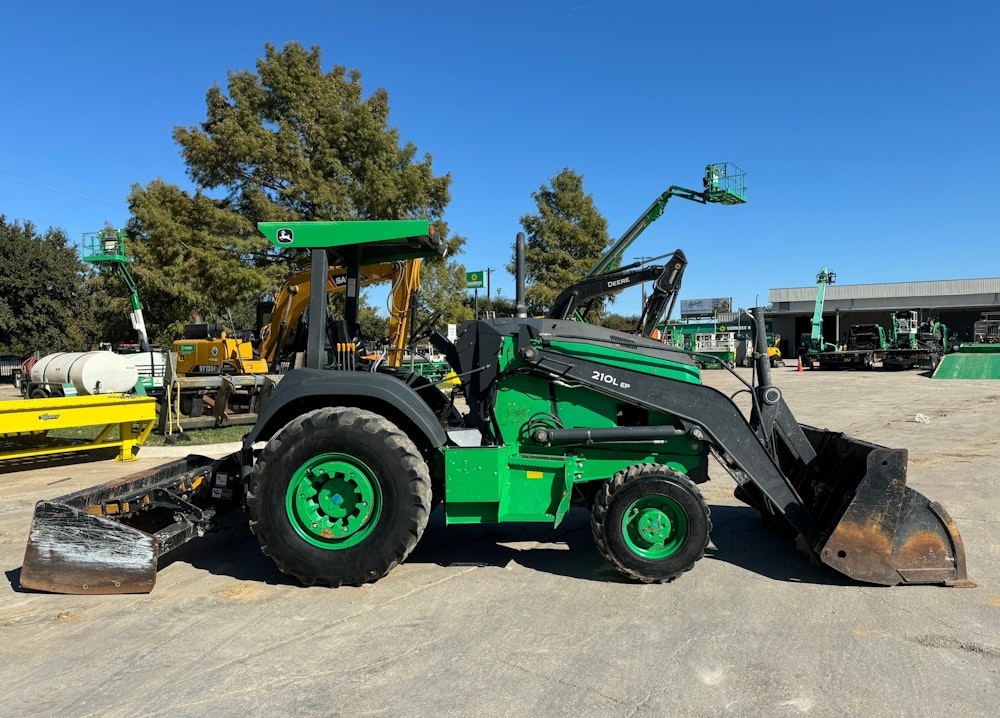 2019 JOHN DEERE 210LEP 4WD SKIP LOADER BOX SCRAPER TRACTOR 4 IN 1 BUCKET - Inventory #84301 - Image 6