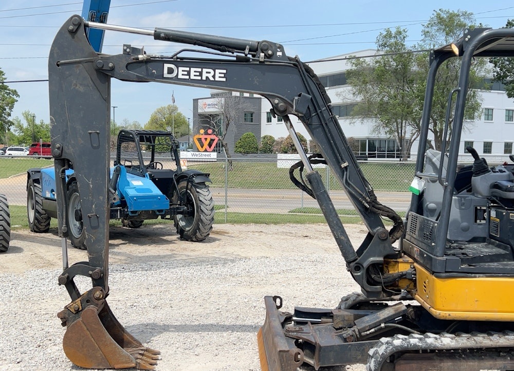 2019 JOHN DEERE 35G HYDRAULIC MINI EXCAVATOR BACKHOE AUX HYD BUCKET - Inventory #69015 - Image 2