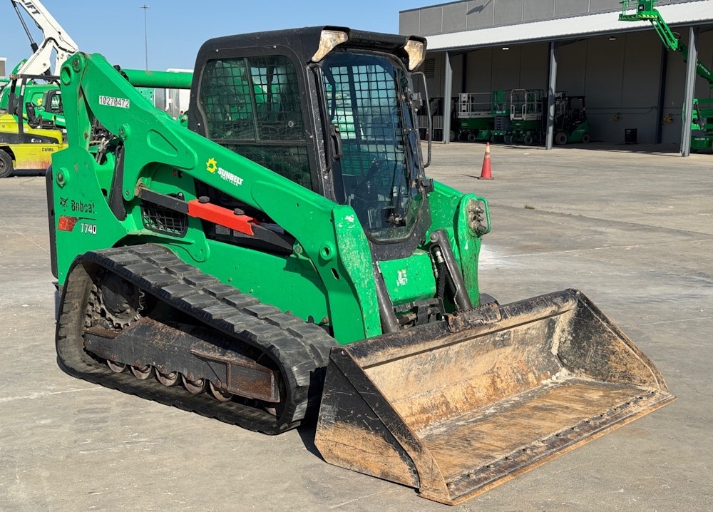 2020 BOBCAT T740 SKID STEER TRACK LOADER AC CAB AUX HYD BUCKET - Inventory #41560 - Image 2