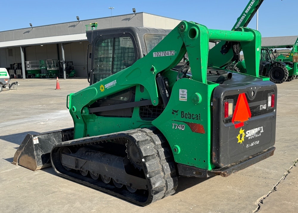 2020 BOBCAT T740 SKID STEER TRACK LOADER AC CAB AUX HYD BUCKET - Inventory #41560 - Image 3