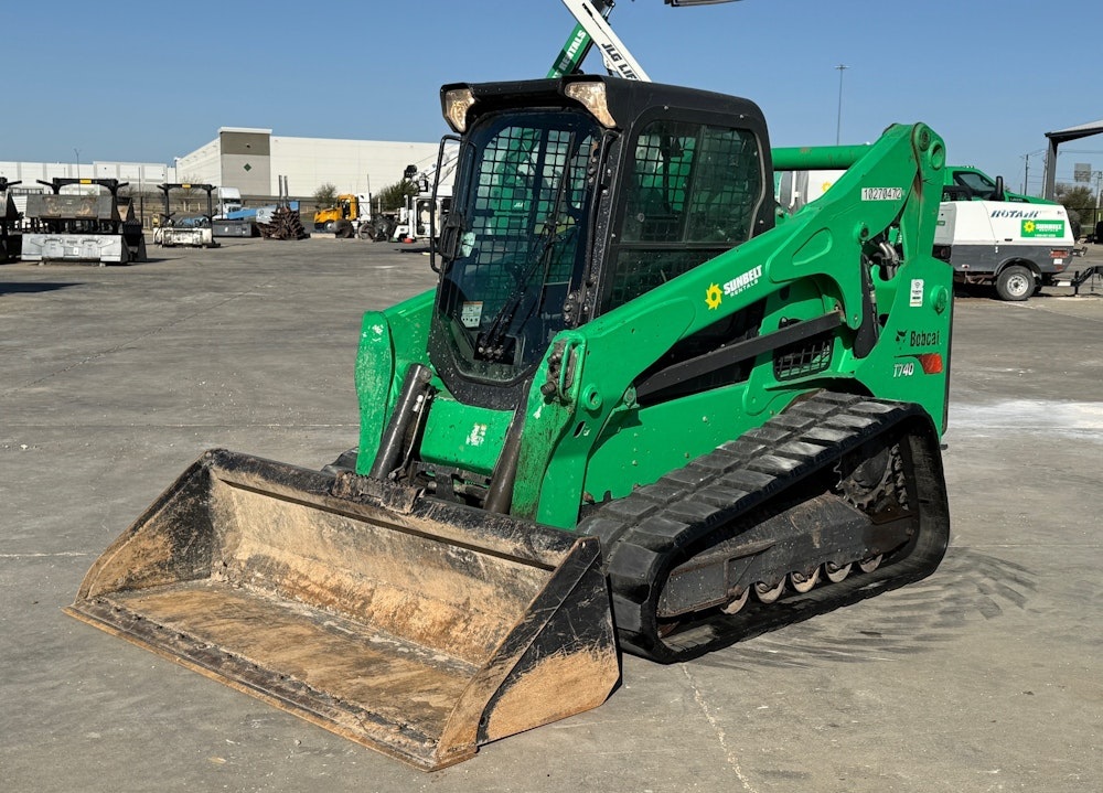 2020 BOBCAT T740 SKID STEER TRACK LOADER AC CAB AUX HYD BUCKET - Inventory #41560 - Image 5