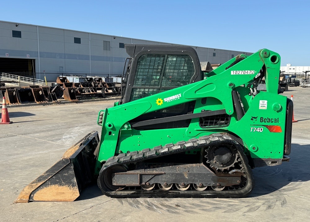 2020 BOBCAT T740 SKID STEER TRACK LOADER AC CAB AUX HYD BUCKET - Inventory #41560 - Image 6
