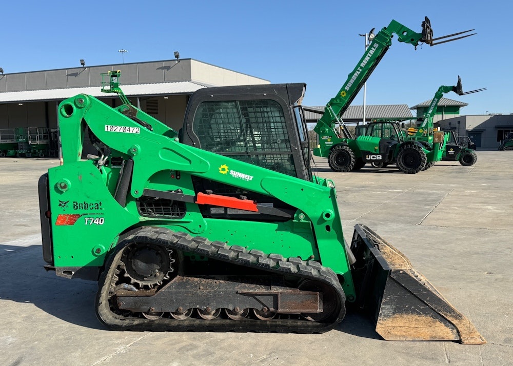 2020 BOBCAT T740 SKID STEER TRACK LOADER AC CAB AUX HYD BUCKET - Inventory #41560 - Image 7