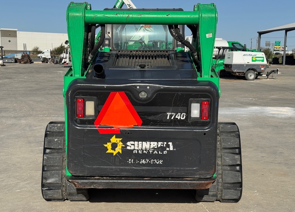 2020 BOBCAT T740 SKID STEER TRACK LOADER AC CAB AUX HYD BUCKET - Inventory #41560 - Image 9
