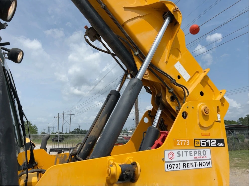 2017 JCB 512-56 56' 12000 LBS TELESCOPIC REACH FORKLIFT CAB TELEHANDLER - Inventory #62037 - Image 11