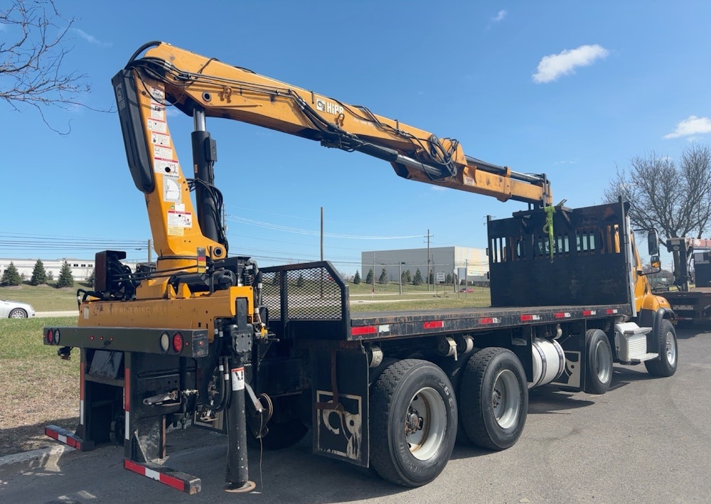 2016 FREIGHTLINER 114SD TRIA FLATBED HIAB 322E-5 BOOM CRANE TRUCK - Inventory #67239 - Image 3