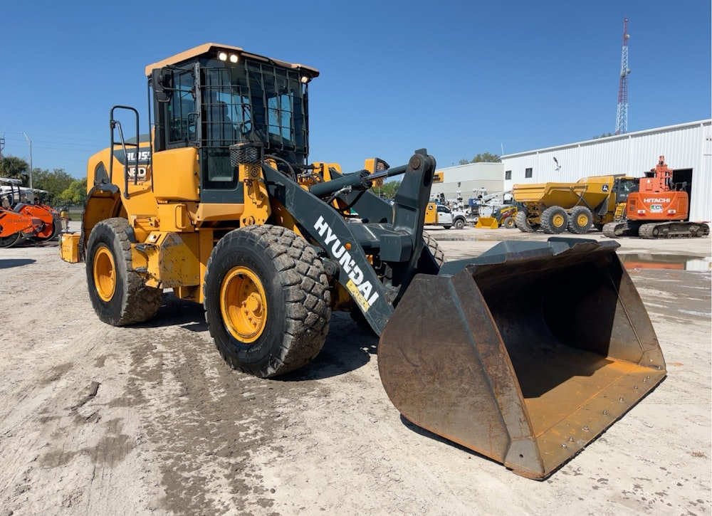 2021 HYUNDAI HL955A ARTICULATED WHEEL LOADER TRACTOR AUX HYD BUCKET QC - Inventory #23874 - Image 15