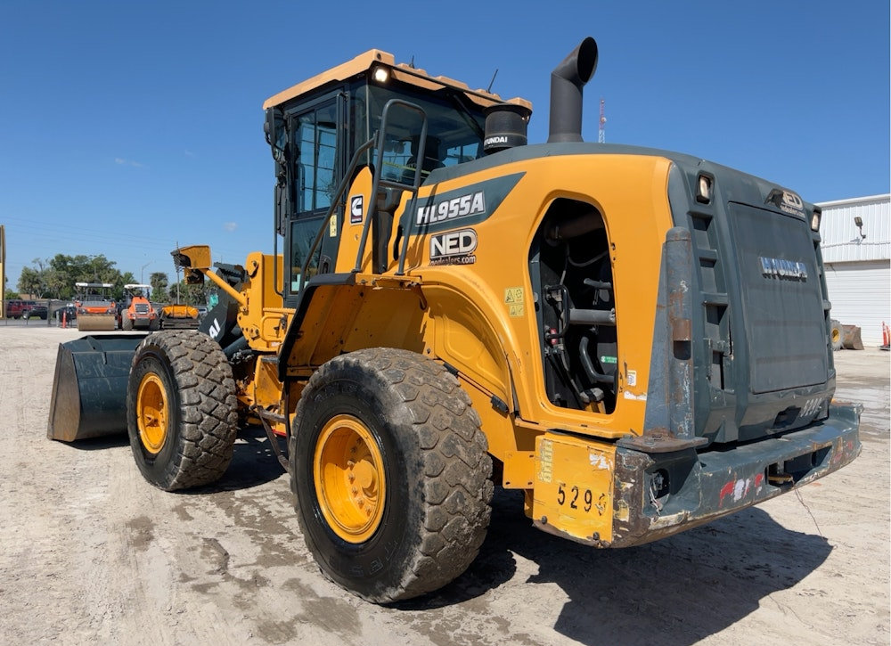 2021 HYUNDAI HL955A ARTICULATED WHEEL LOADER TRACTOR AUX HYD BUCKET QC - Inventory #23874 - Image 3