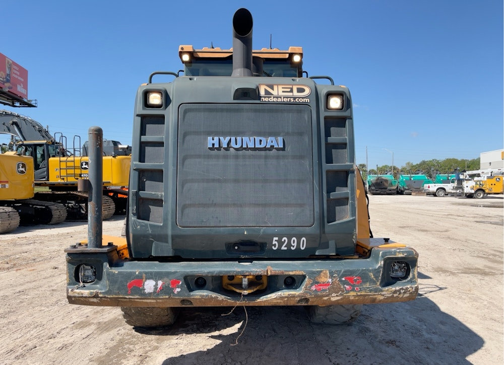 2021 HYUNDAI HL955A ARTICULATED WHEEL LOADER TRACTOR AUX HYD BUCKET QC - Inventory #23874 - Image 4