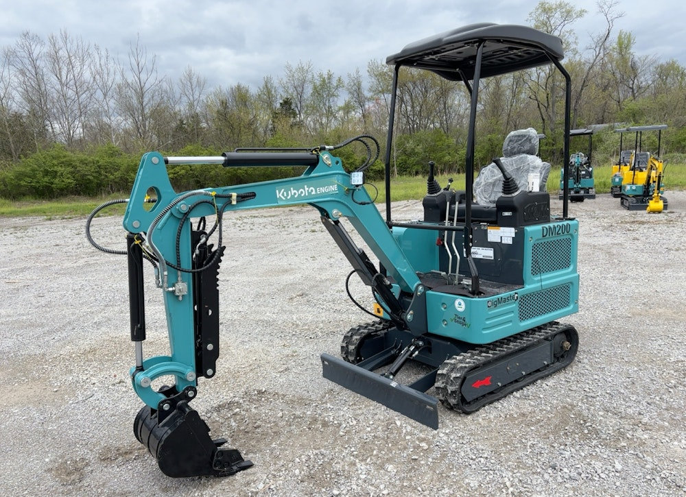 2024 DIG MASTER DM200 MINI EXCAVATOR BACKHOE BLADE HYD THUMB DIESEL - Inventory #21807