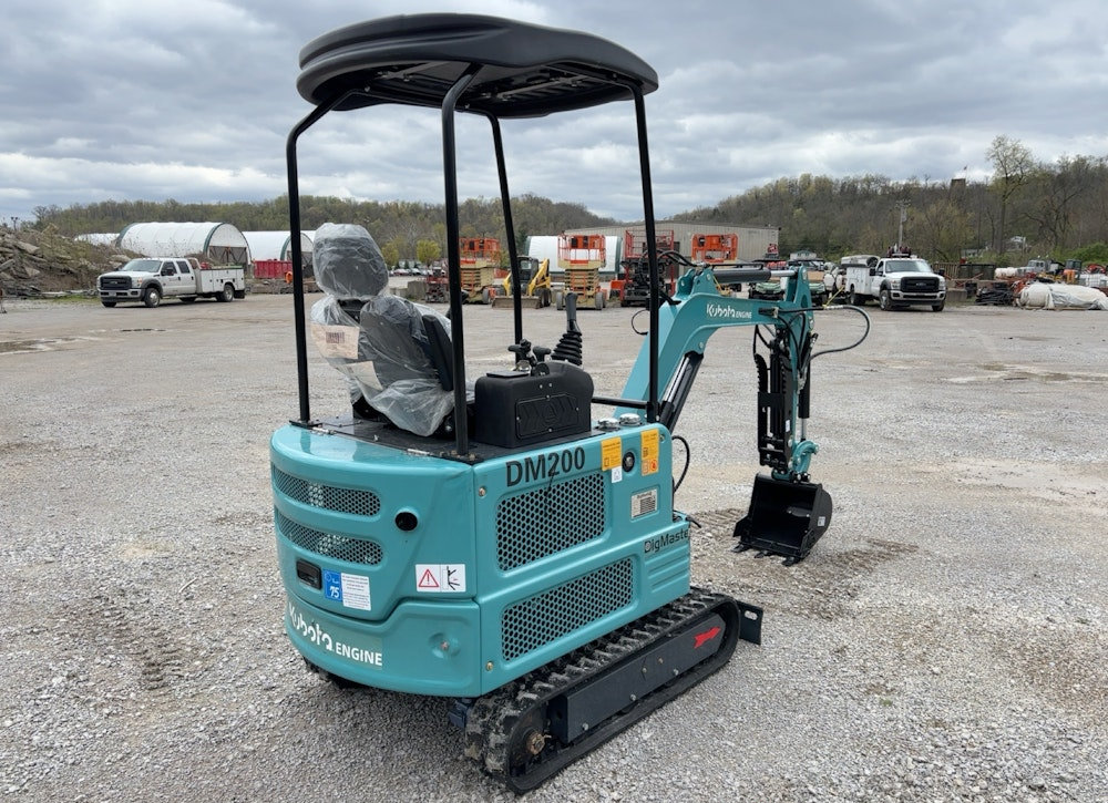 2024 DIG MASTER DM200 MINI EXCAVATOR BACKHOE BLADE HYD THUMB DIESEL - Inventory #21807 - Image 13