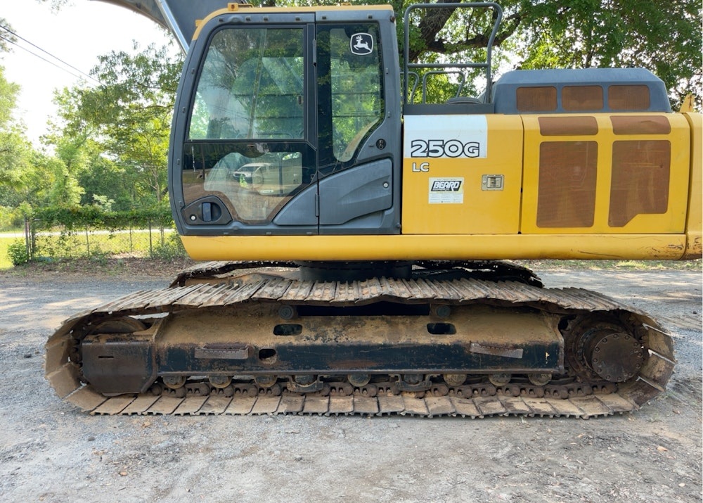 2014 JOHN DEERE 250G HYDRAULIC EXCAVATOR TRACKHOE BACKHOE AC CAB THUMB - Inventory #93625 - Image 10