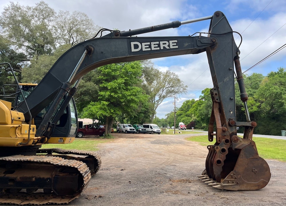 2014 JOHN DEERE 250G HYDRAULIC EXCAVATOR TRACKHOE BACKHOE AC CAB THUMB - Inventory #93625 - Image 5