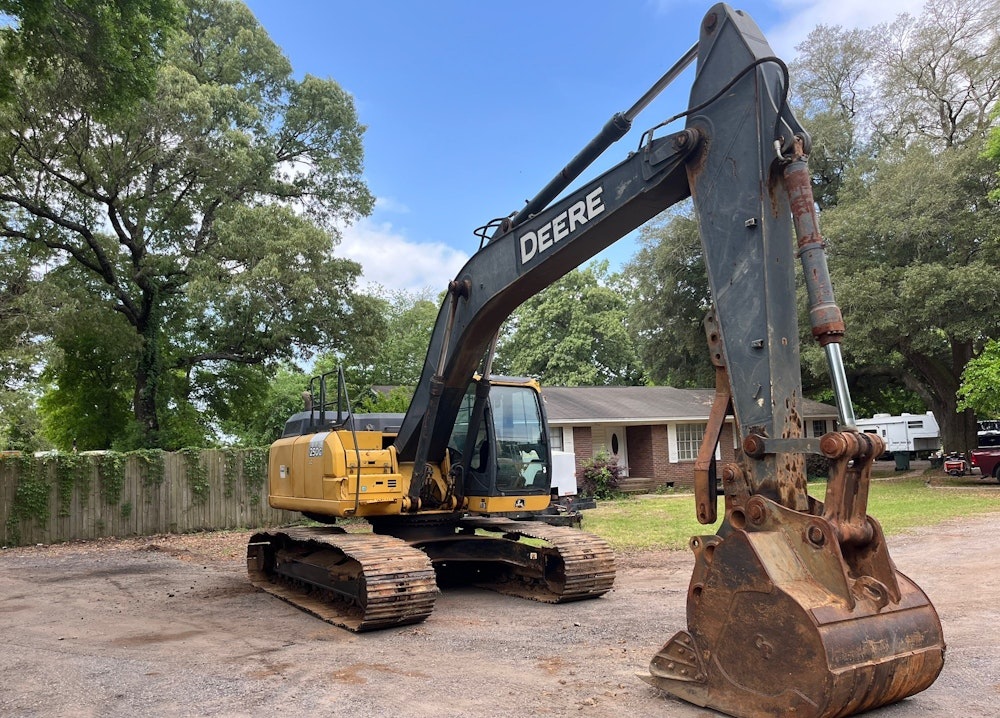 2014 JOHN DEERE 250G HYDRAULIC EXCAVATOR TRACKHOE BACKHOE AC CAB THUMB - Inventory #93625 - Image 7