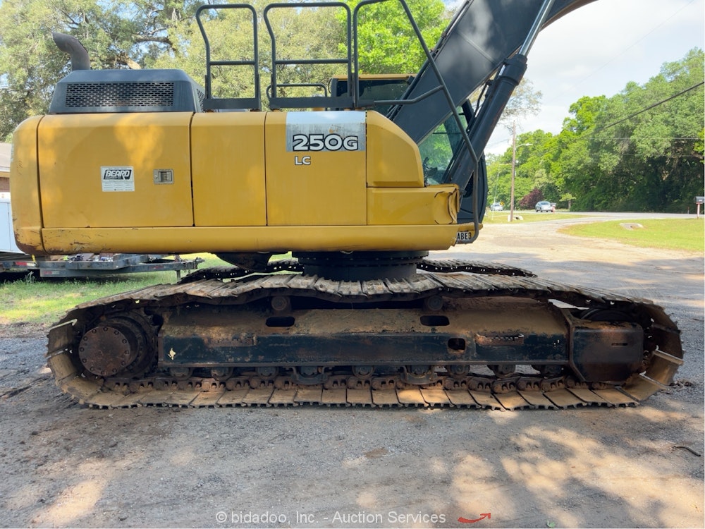 2014 JOHN DEERE 250G HYDRAULIC EXCAVATOR TRACKHOE BACKHOE AC CAB THUMB - Inventory #93625 - Image 9