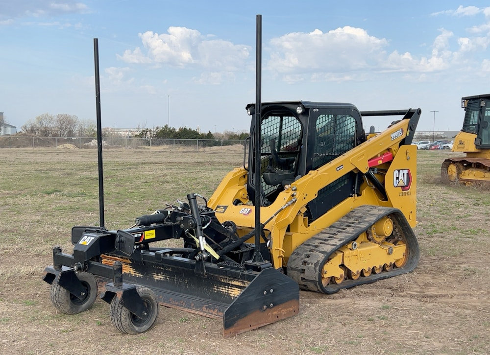 2019 CATERPILLAR 289D3 SKID STEER TRACK LOADER CAB CRAWLER BOX BLADE - Inventory #53147