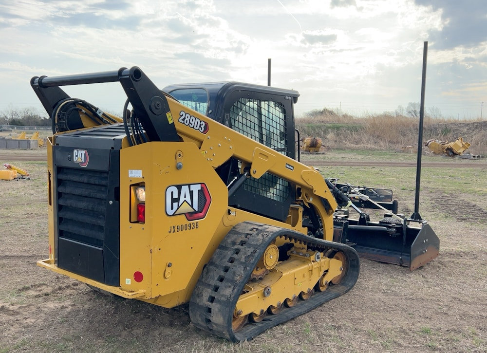 2019 CATERPILLAR 289D3 SKID STEER TRACK LOADER CAB CRAWLER BOX BLADE - Inventory #53147 - Image 7